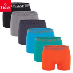 Gomati Boxershorts Herren Seamless Pants (6er günstig online kaufen