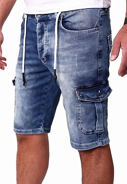 Reslad Jeansshorts Reslad Cargo Jeans Shorts Herren Kurze Hosen Sommer - Sw günstig online kaufen