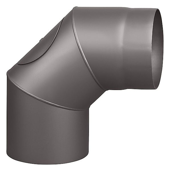 H&M Germany Ofenrohr Rauchrohr Ø150mm Bogen 90° mit Tür gussgrau, (1-tlg), günstig online kaufen