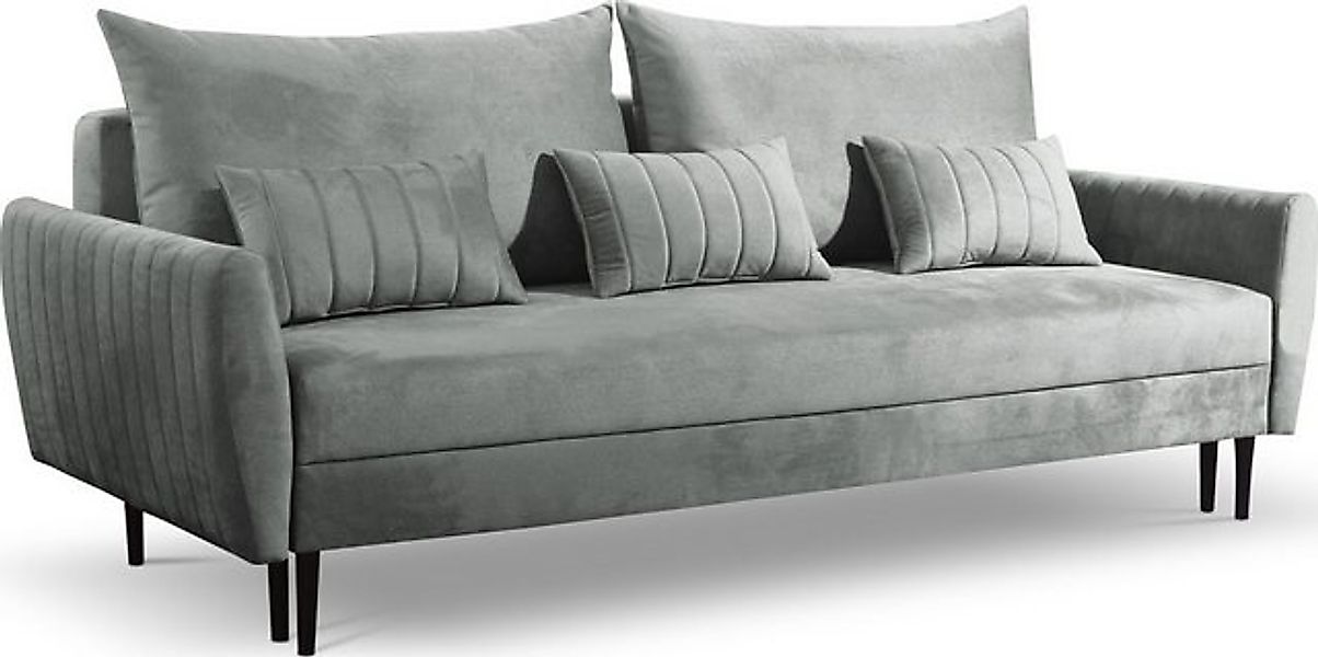 WFL GROUP Schlafsofa Tiana, Sofa mit Bettkasten, Schlaffunktion, Modernes D günstig online kaufen