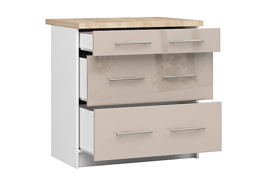 Raumhirsch Furniture Unterschrank Moderner Küchenunterschrank - 3 Schublade günstig online kaufen