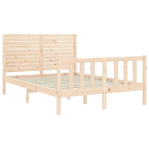 vidaXL Massivholzbett ohne Matratze 140x190 cm Kiefernholz 3193186 günstig online kaufen