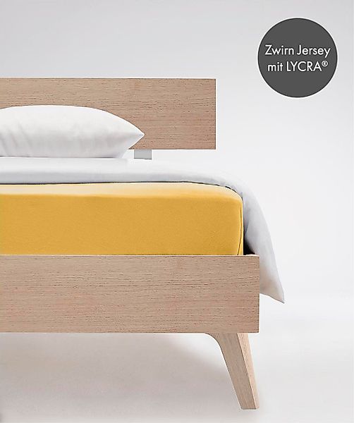 fleuresse Spannbettlaken Comfort, Jersey-Elasthan, Gummizug: rundum, günstig online kaufen