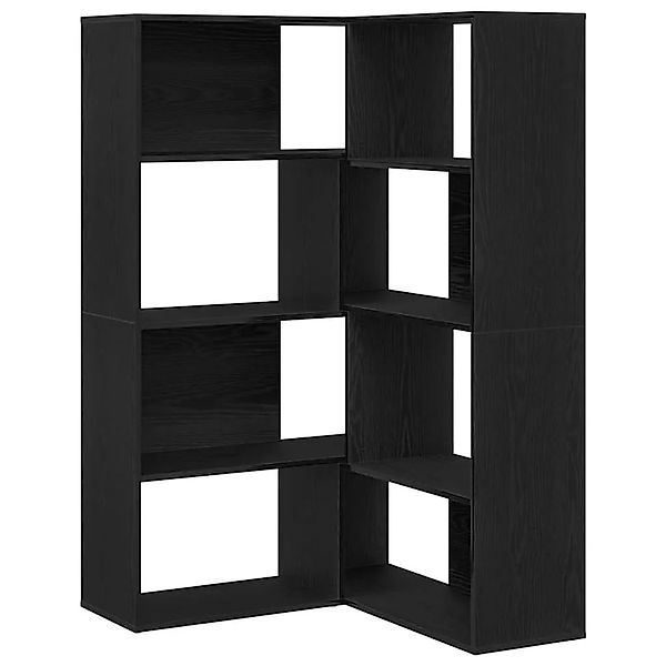 vidaXL Bücherregal Schwarze Eiche 140 x 30 x 140 cm Holzwerkstoff 3345124 günstig online kaufen