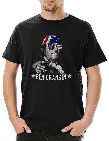Urban Backwoods Print-Shirt Ben Drankin Herren T-Shirt Ben Benjamin Alcohol günstig online kaufen
