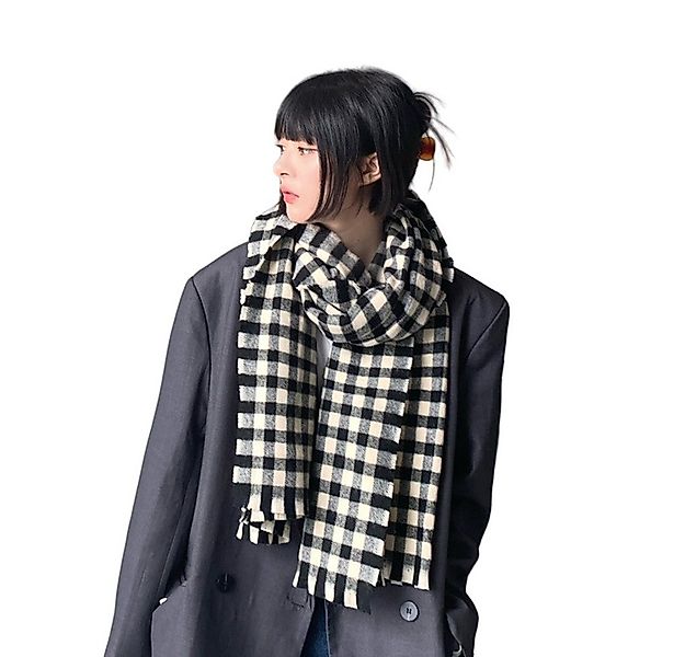 Coonoor Modeschal Damen Kariert Schal Lange Winterschal Warm Poncho Niedlic günstig online kaufen