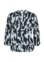 s.Oliver 3/4-Arm-Shirt T-Shirt Strukturiertes Blusenshirt mit günstig online kaufen