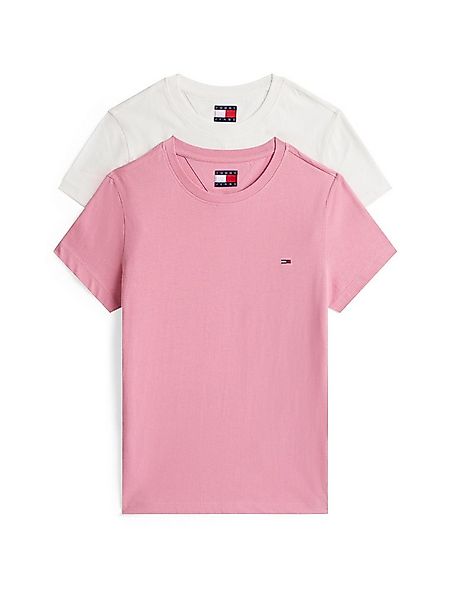 Tommy Jeans T-Shirt TJW 2PACK C-NECK TEE (Packung, 2-tlg., 2er) mit Logo-St günstig online kaufen