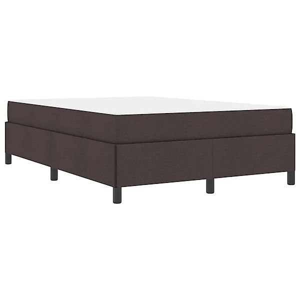 vidaXL Boxspringbett Dunkelbraun 160 x 200 cm Stoff 3398874 günstig online kaufen