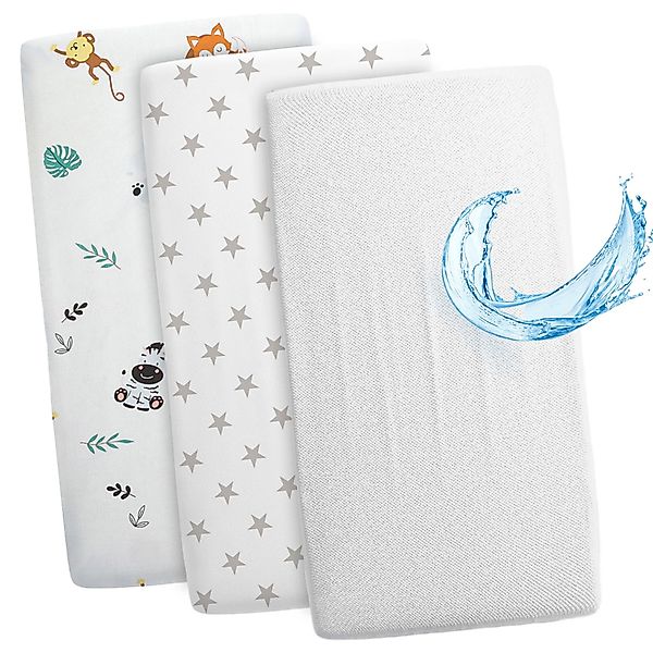 Totsy Baby Spannbettlaken Spannbettlaken Kinderwagen Stubenwagen günstig online kaufen