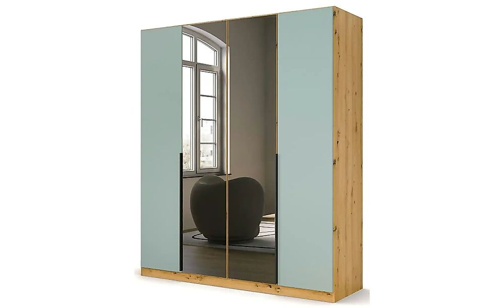 Drehtürenschrank  Skyla ¦ holzfarben ¦ Maße (cm): B: 181 H: 210 Schränke > günstig online kaufen