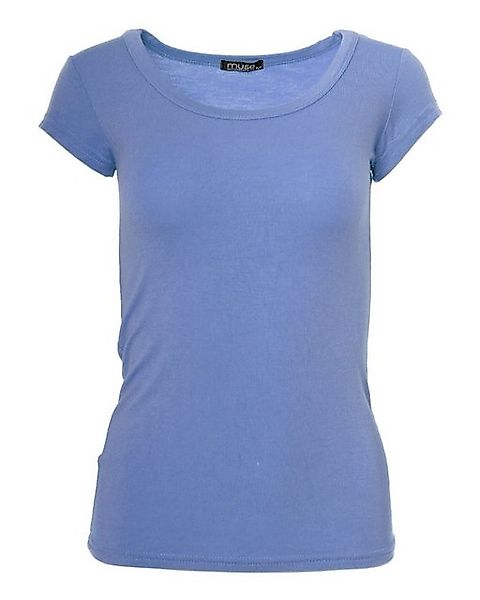 Muse T-Shirt Basic Kurzarm T-Shirt Skinny günstig online kaufen