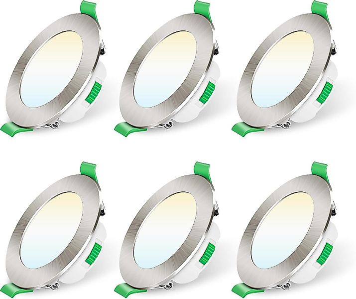 ALUSSO LED Einbaustrahler 6er-Set, 7W Decken günstig online kaufen