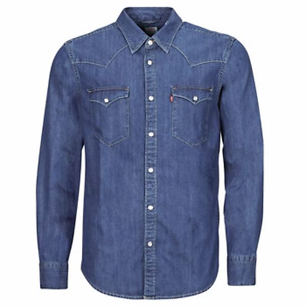 Levi's Barstow Western Hemd Mid Blau - Größe S günstig online kaufen
