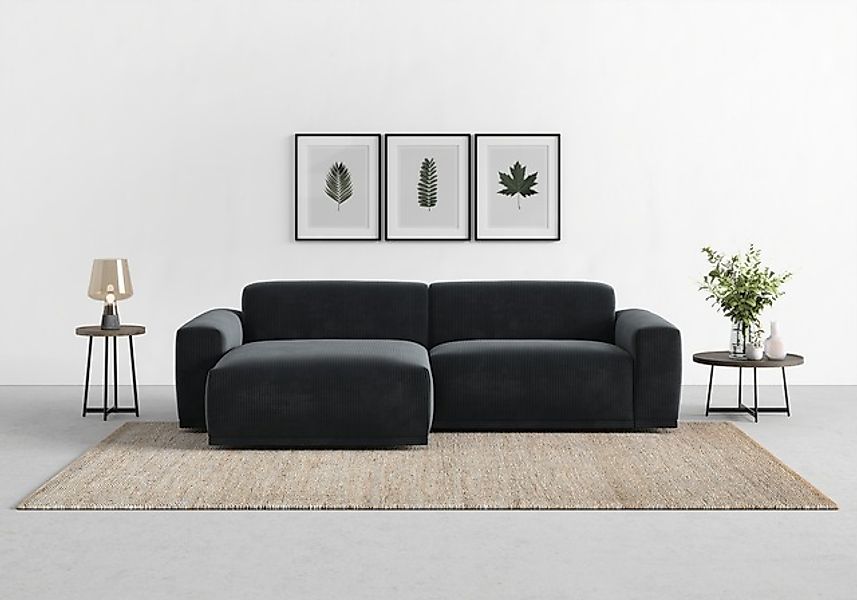 TRENDMANUFAKTUR Ecksofa »Braga, mit hochwertigem Kaltschaum, L-Form, in Cor günstig online kaufen