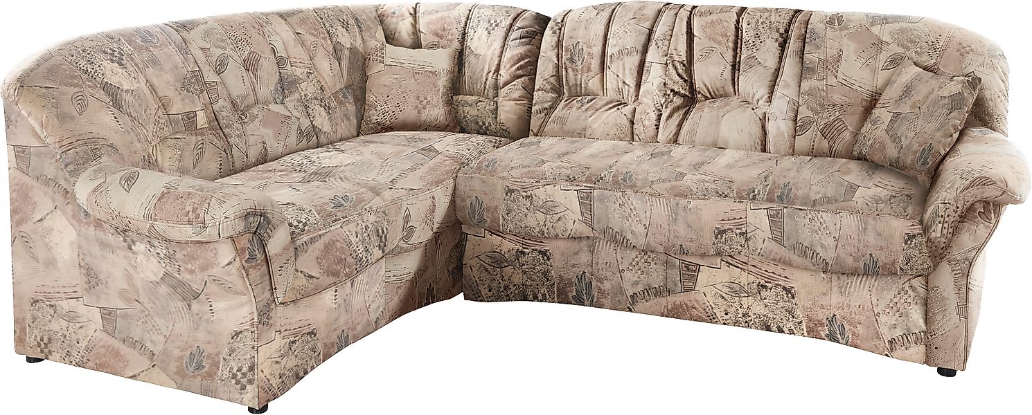 DOMO collection Ecksofa »Bahia L-Form, B/T: 256/200 cm, belastbar bis 140kg günstig online kaufen