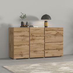 INOSIGN Sideboard Metric,Breite 138 cm, grifflose günstig online kaufen