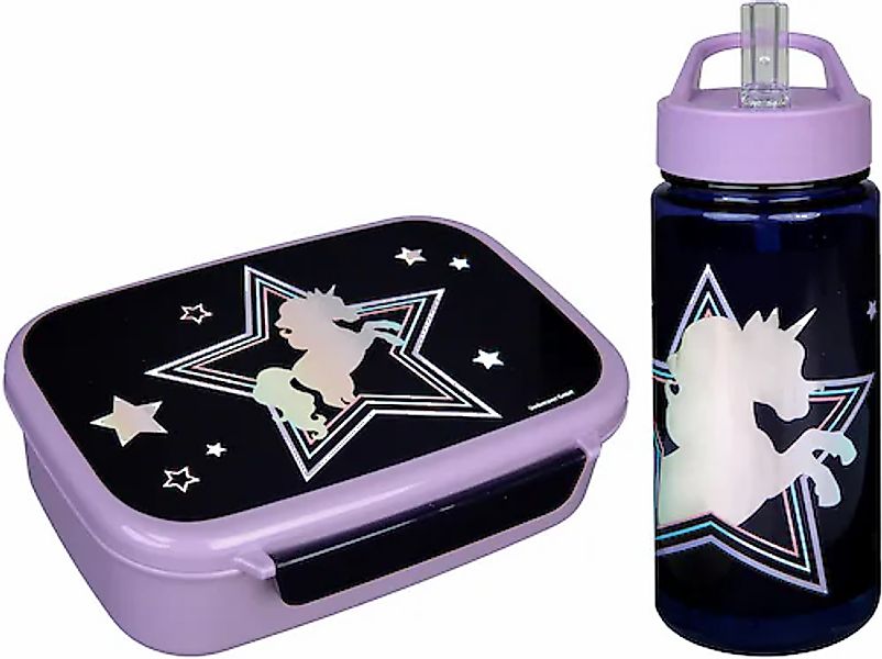 Scooli Lunchbox »Brotzeitdose & Trinkflasche, Dreamland« Set, 2 Stk. tlg. m günstig online kaufen