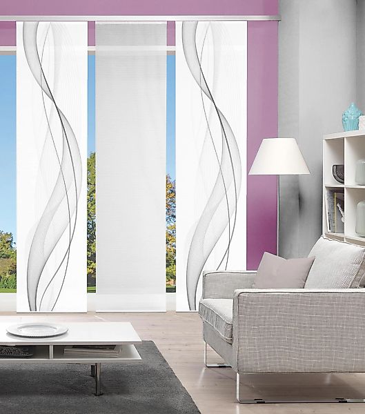 Vision S Schiebegardine "3ER SET HEIGHTS" Paneelwagen 3 Stk. tlg. HxB: 260x günstig online kaufen