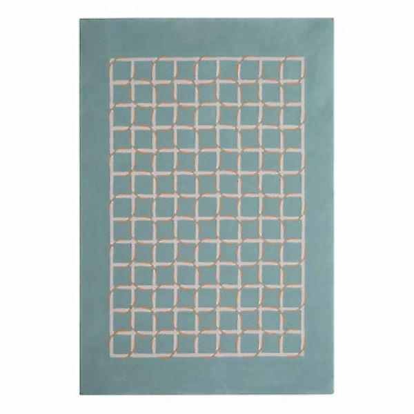 Teppich Révélation textil blau / 180 x 250 cm - Handgetuftet - PINTON - Bla günstig online kaufen