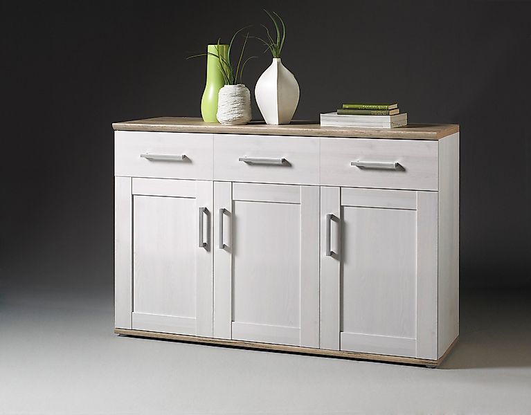 HBZ Sideboard "Romance im Landhaustil, Wohnzimmerschrank BxHxT 140x88x45 cm günstig online kaufen