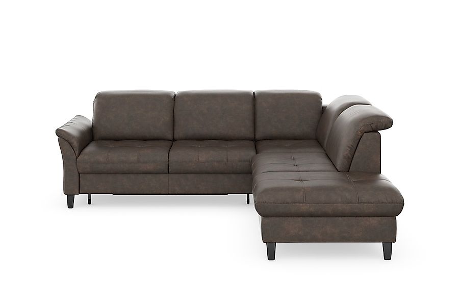 sit&more Ecksofa »Maggiore L-Form« wahlweise mit Kopfteilverstellung, Bettf günstig online kaufen