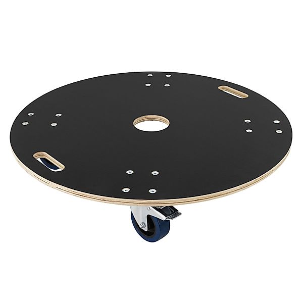 ECD Germany Transportroller Rund 77x14,5 cm Rollbrett mit Siebdruckplatte 8 günstig online kaufen