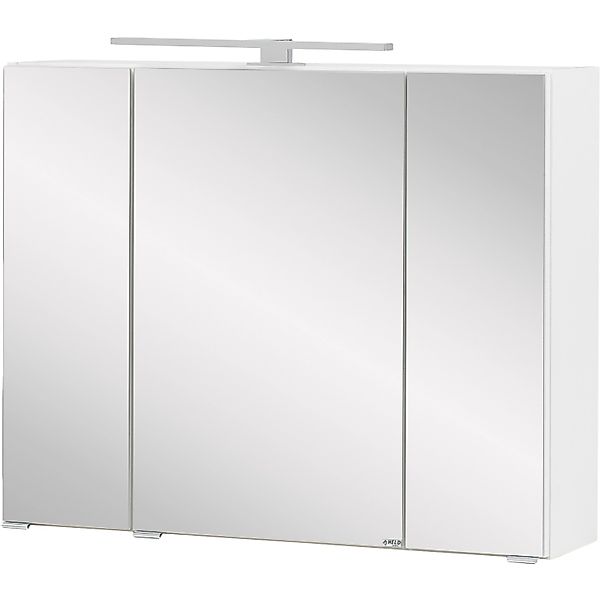 Held Möbel 3D-Spiegelschrank Salerno 80 cm Weiß günstig online kaufen
