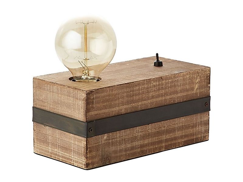 Brilliant Tischleuchte Woodhill, ohne Leuchtmittel, Tischlampe antik/schwar günstig online kaufen