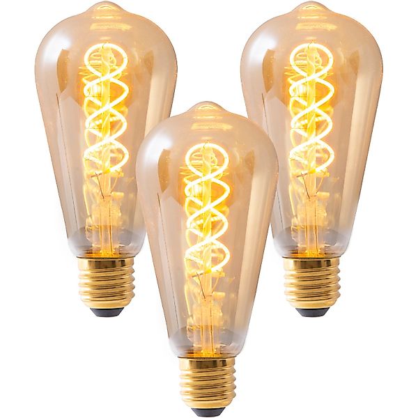 Näve LED-Leuchtmittel E27 4 W Extrawarm 180 lm 3er Set 14,6 x 64 cm (H x Ø) günstig online kaufen