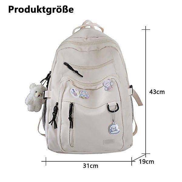 OKWISH Laptoprucksack Rucksäcke Schulrucksack Alltagsdaypack Laptoptasche günstig online kaufen