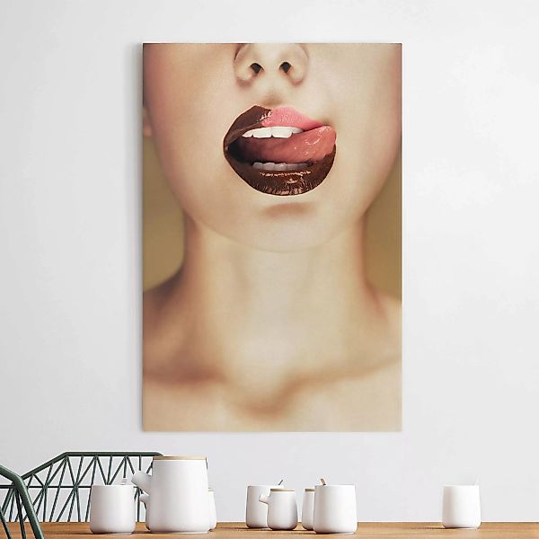 Leinwandbild Akt & Erotik - Hochformat Chocolate günstig online kaufen
