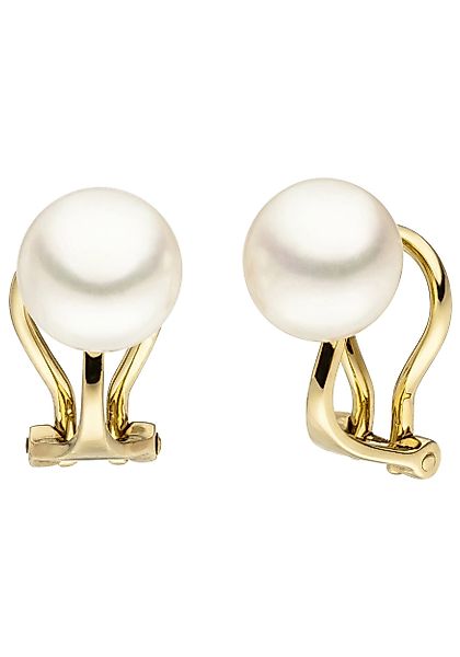 JOBO Paar Ohrclips, 585 Gold mit günstig online kaufen