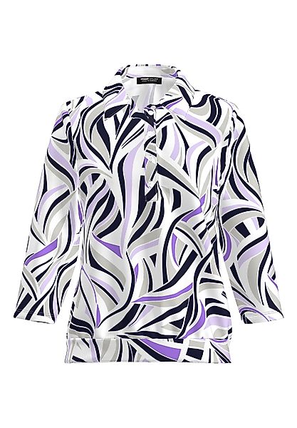 FRANK WALDER Langarm-Poloshirt aus Ecovero Viskose günstig online kaufen