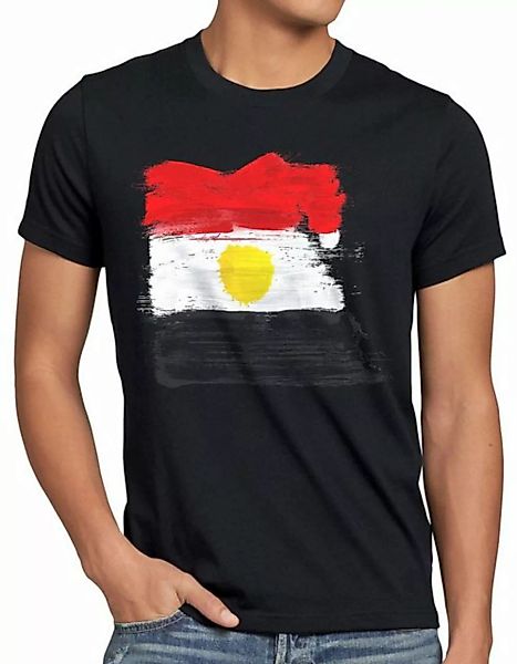style3 Print-Shirt Herren T-Shirt Flagge Ägypten Fußball Sport Egypt WM EM günstig online kaufen