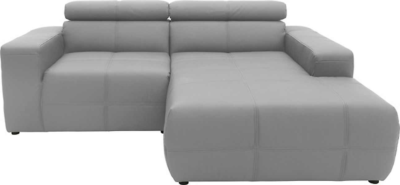 DOMO collection Ecksofa »Brandon, inkl. Kopfteilverstellung, B/T/H: 214/100 günstig online kaufen