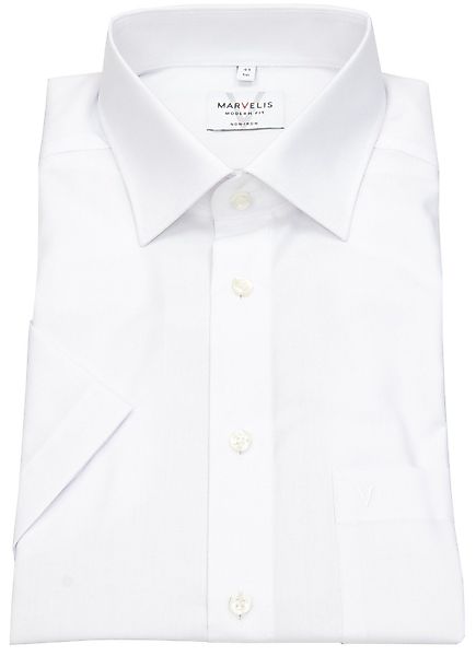 MARVELIS Kurzarmhemd Modern Fit leicht tailliert günstig online kaufen