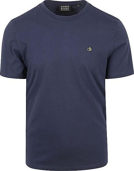 Scotch And Soda Garment T-Shirt Blau - Größe M günstig online kaufen