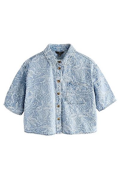 Next Jeanshemd Verkürztes Denim-Hemd aus 100 % günstig online kaufen