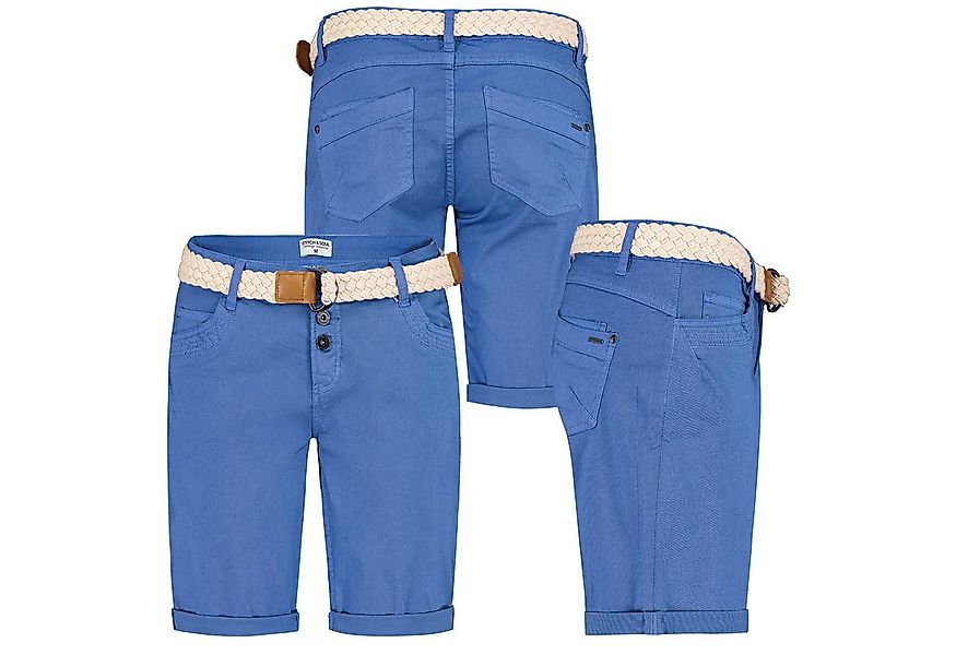 Stitch & Soul Bermudas Damen Short Bermuda kurze Hose Sommer Chino Stoff Ho günstig online kaufen