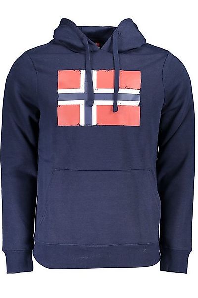 NORWAY 1963 Sweatshirt Herren-Sweatshirt in Blau mit Kapuze und großer günstig online kaufen