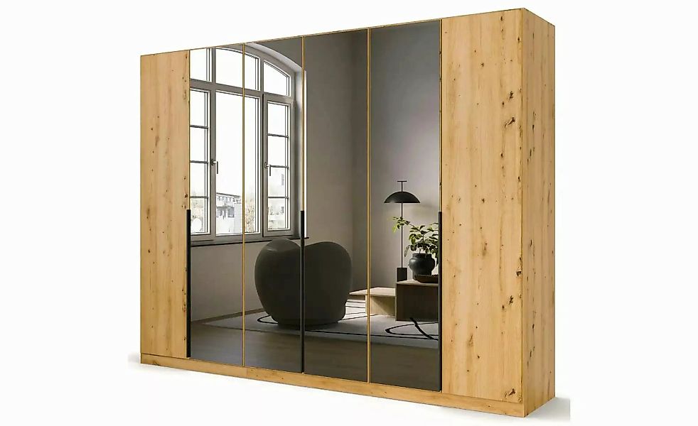 Drehtürenschrank  Skyla ¦ holzfarben ¦ Maße (cm): B: 271 H: 210 Schränke > günstig online kaufen