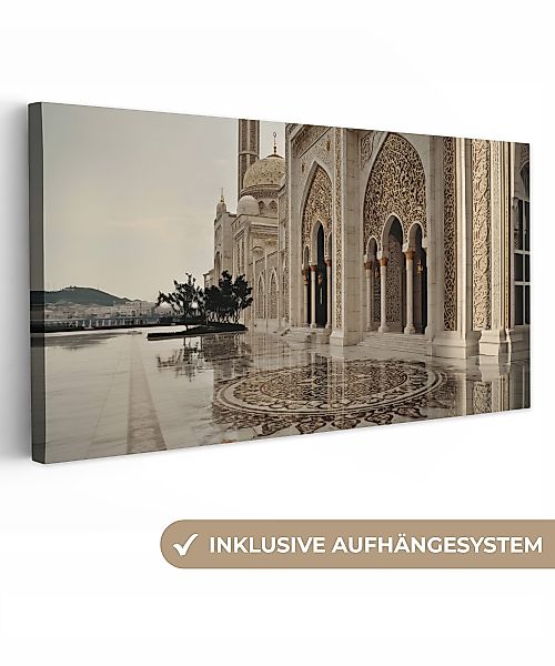 OneMillionCanvasses® Leinwandbild Panorama Details in Gold günstig online kaufen