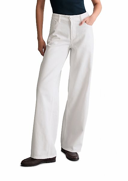 Marc OPolo DENIM Weite Jeans Mittlere Leibhöhe, weites Bein günstig online kaufen