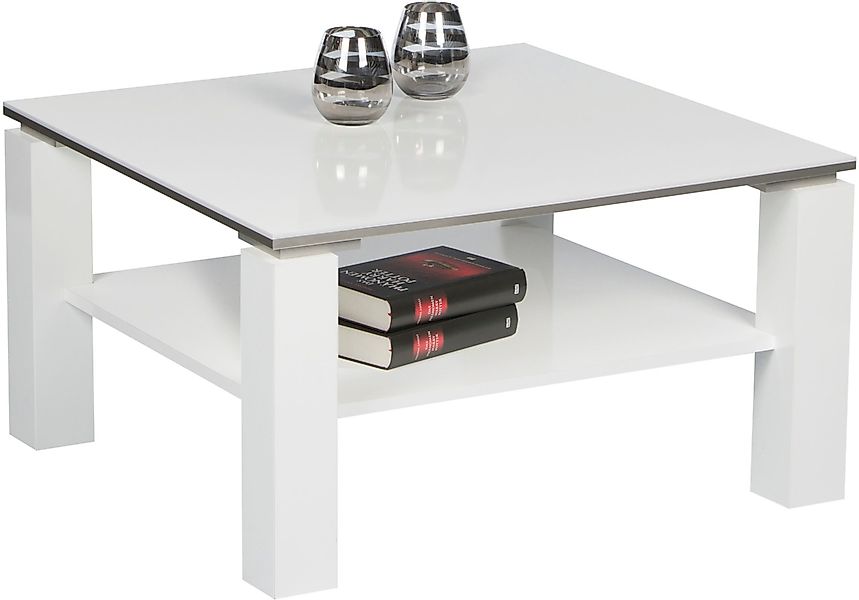 Stolkom Sp.z.o.o. Couchtisch Romy, weiß Glanz, günstig online kaufen