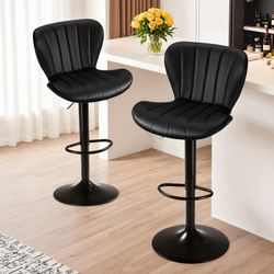 TLGREEN Barhocker 2er-set Barstühle,Küchenstuhl mit 360-Grad-Drehfunktion, günstig online kaufen