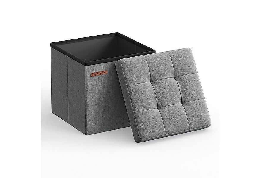 SONGMICS Sitzhocker (1 St), mit Stauraum faltbarer Hocker Sitzwürfel 30x30x günstig online kaufen