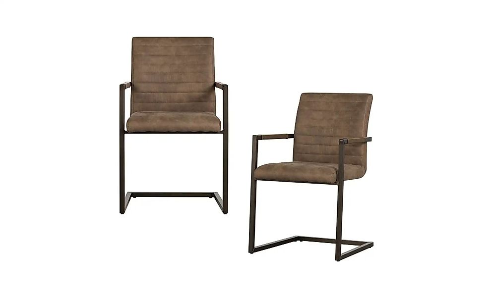 WOOOD Esszimmerstuhl 2er-Set  Bas ¦ braun ¦ Maße (cm): B: 62 H: 87 Stühle > günstig online kaufen