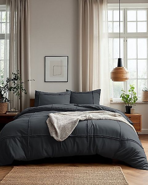 Sitheim-Europe Bettwäsche Washed Tufted Bettbezug, Mikrofaser, 3 teilig günstig online kaufen