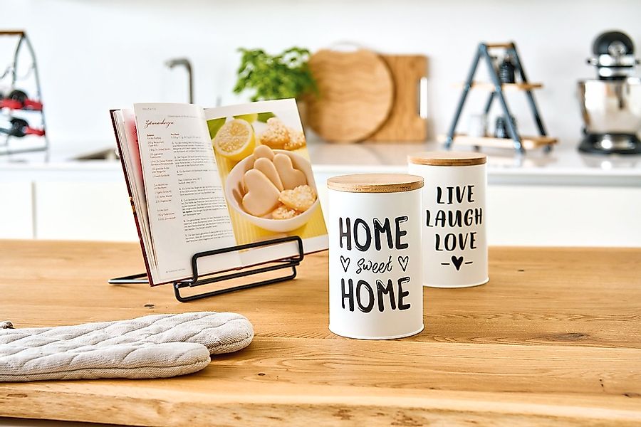 Zeller Present Vorratsdose »Quotes«, (Set, 2 tlg.), moderner Schriftzug, mi günstig online kaufen